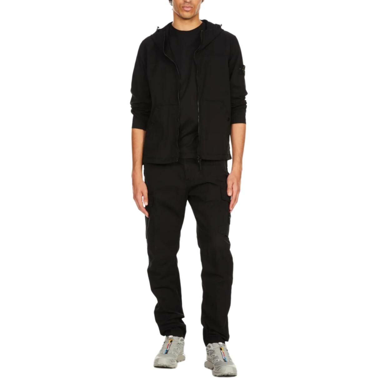 【代購】STONE ISLAND Zip-Up Hooded Overshirt