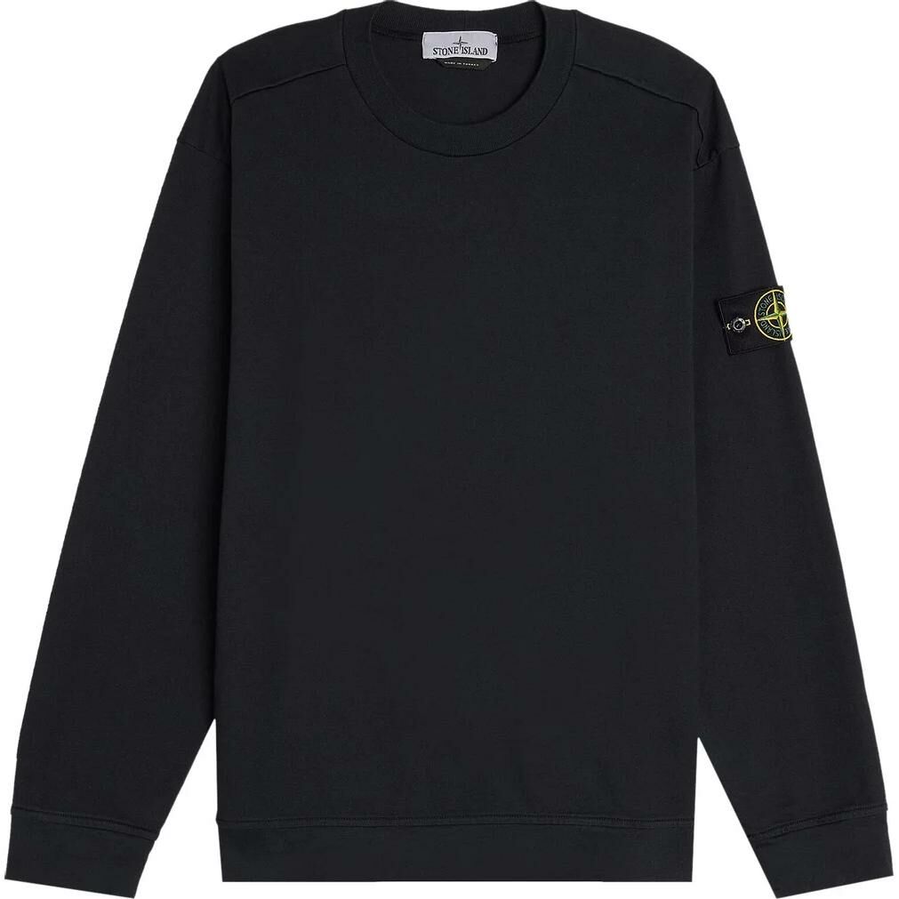 【代購】STONE ISLAND Logo-patch Cotton Sweatshirt