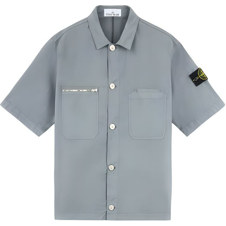 【代購】STONE ISLAND FW24 Shirt Unisex Gray Green