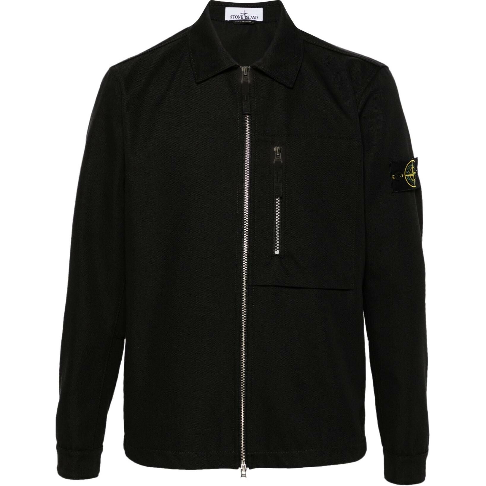 【代購】STONE ISLAND Compass-Badge Zipped Jacket