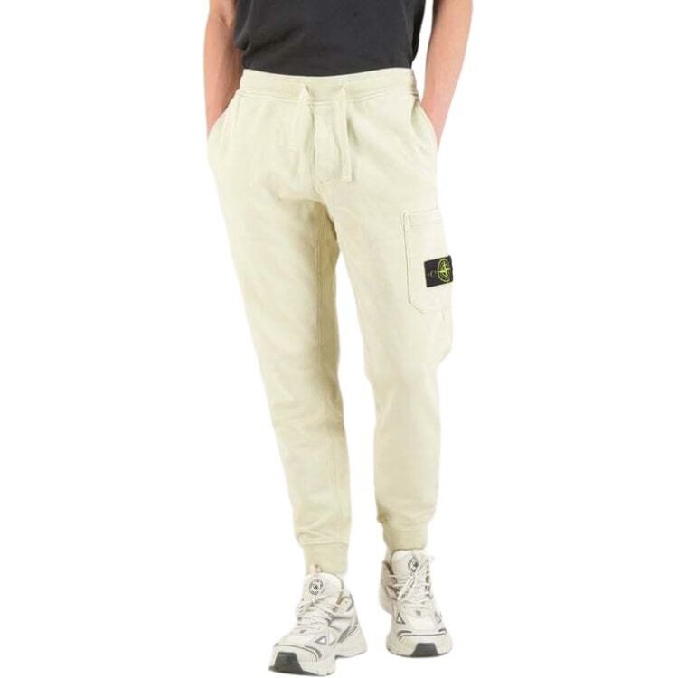 【代購】STONE ISLAND Logo Patch Tapered Leg Sweatpants
