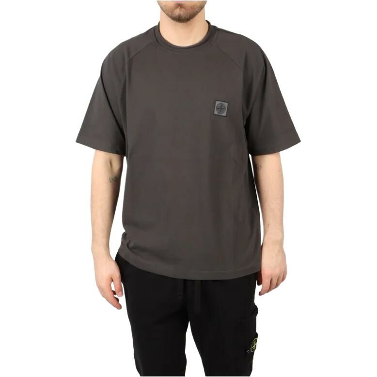 【代購】STONE ISLAND T-Shirt Men Charcoal Gray