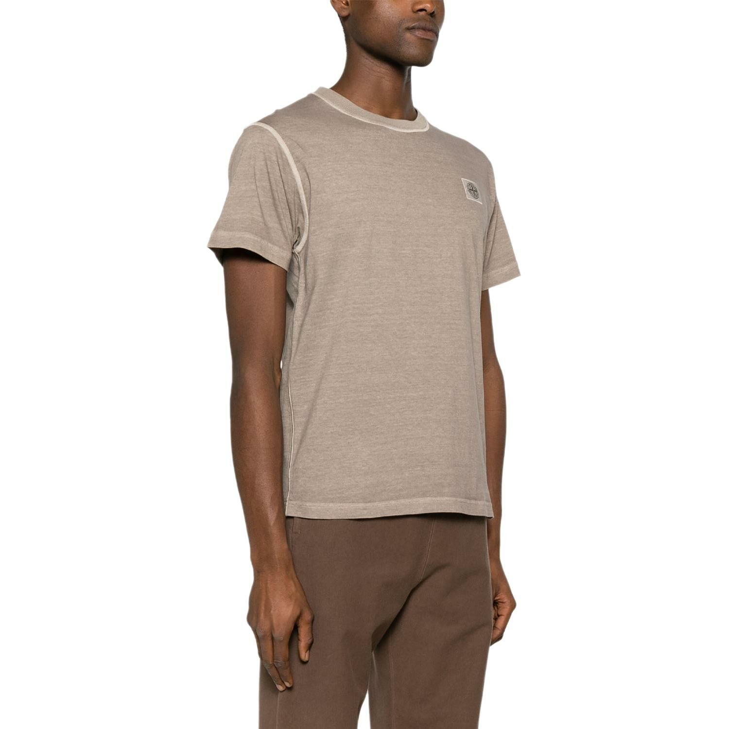 【代購】STONE ISLAND T-Shirts Men Brown