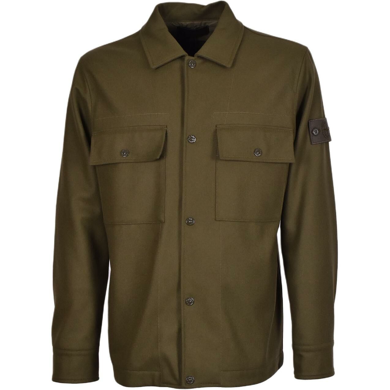 【代購】STONE ISLAND Ghost Piece Button-Up Overshirt