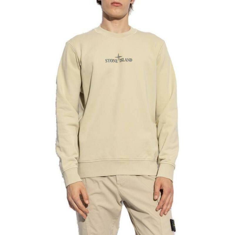 【代購】STONE ISLAND Logo-print Cotton Sweatshirt