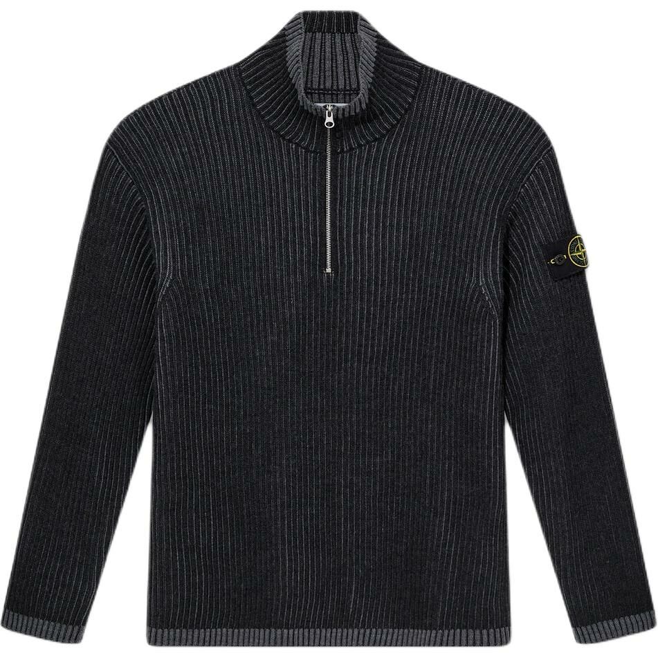 【代購】STONE ISLAND Logo Patch High Neck Knitted Jumper