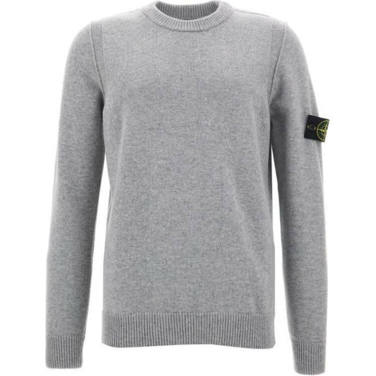【代購】STONE ISLAND Logo Patch Crewneck Jumper