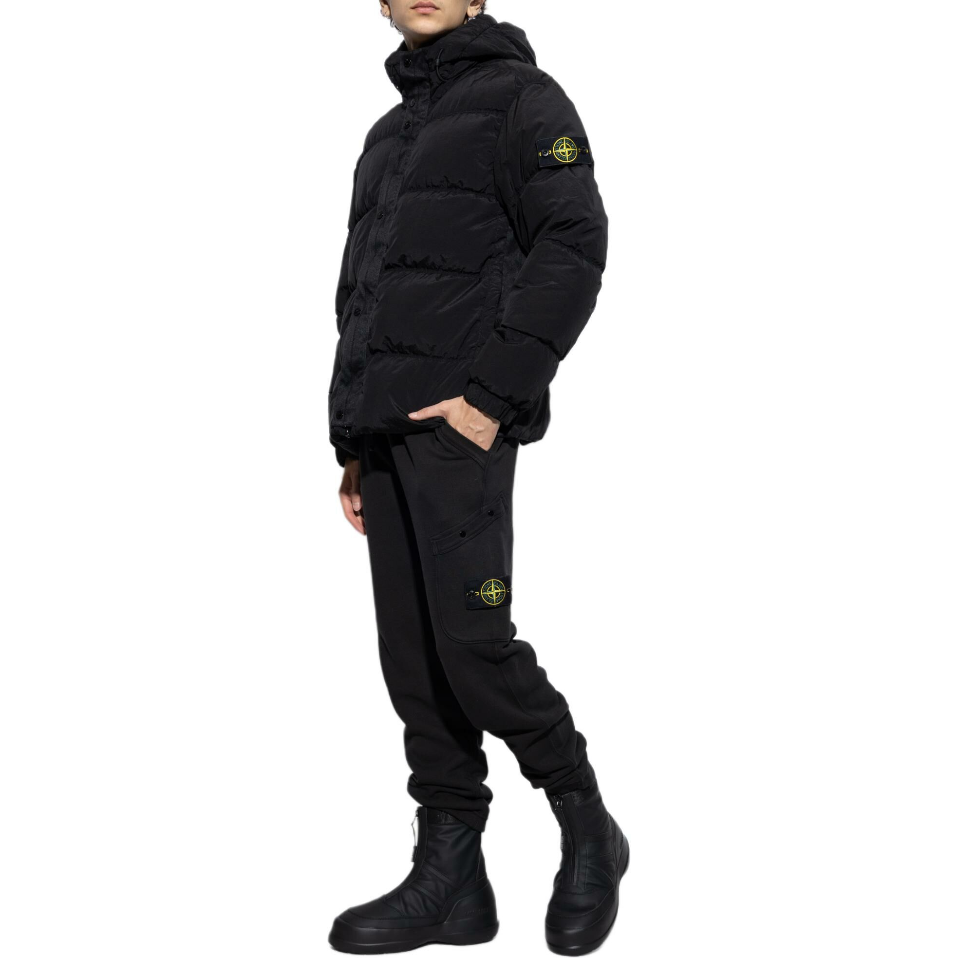 【代購】STONE ISLAND Compass Badge Hooded Jacket