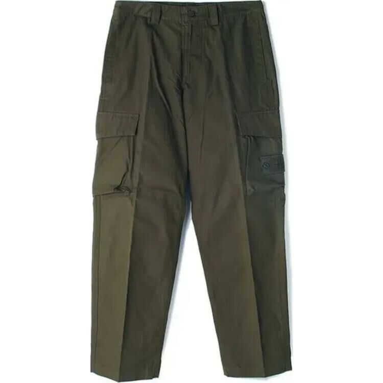 【代購】STONE ISLAND Logo-Patch Cargo Trousers