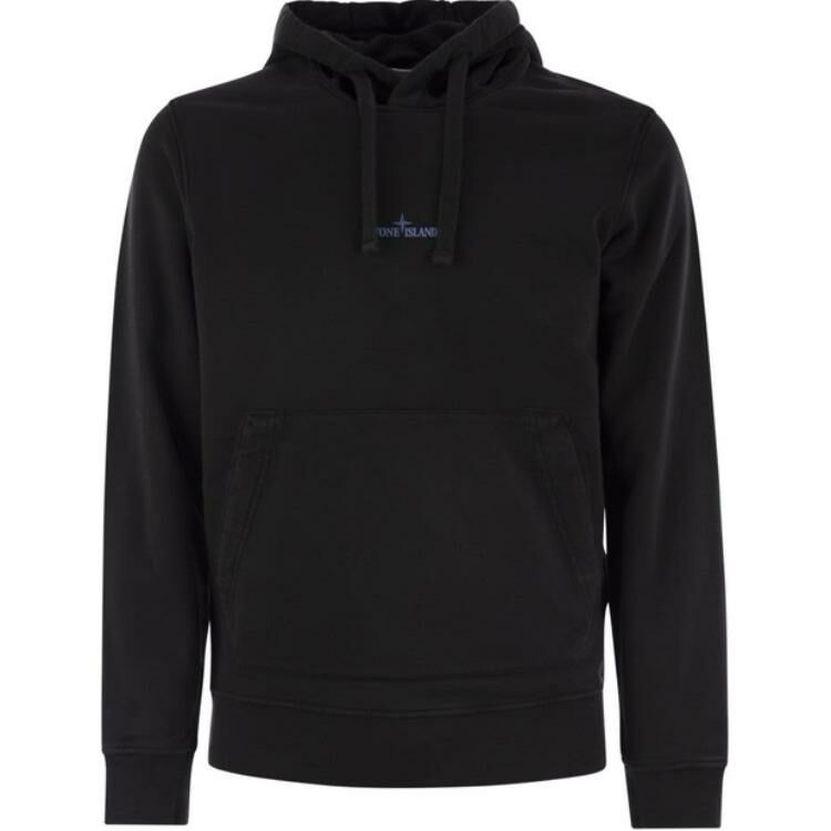 【代購】STONE ISLAND Logo Printed Drawstring Hoodie
