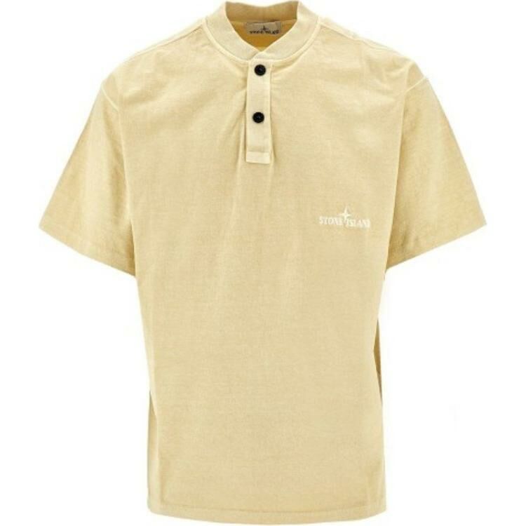 【代購】STONE ISLAND T-Shirt Men's Light Yellow