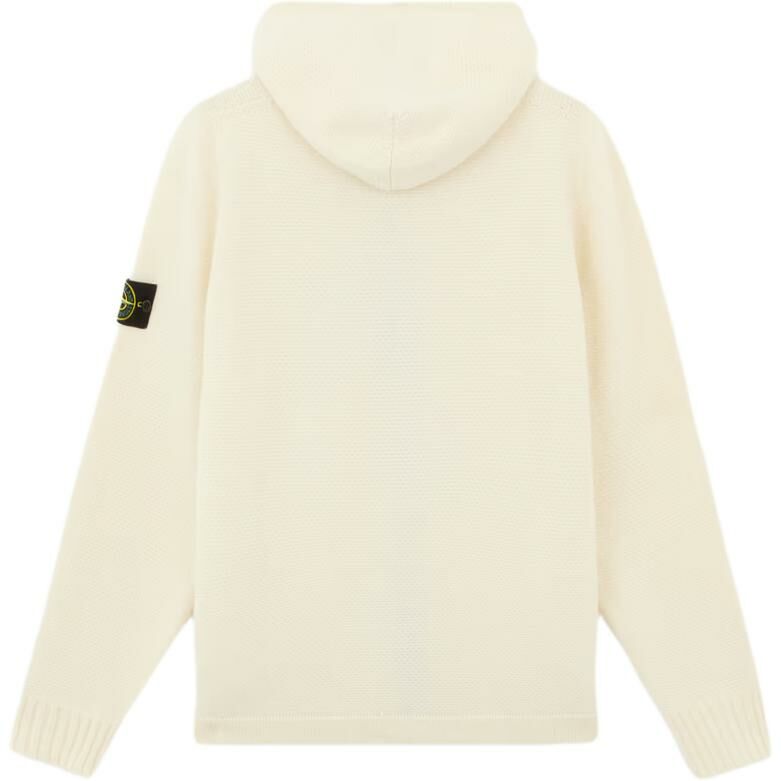 【代購】STONE ISLAND Logo Patch Hooded Cardigan