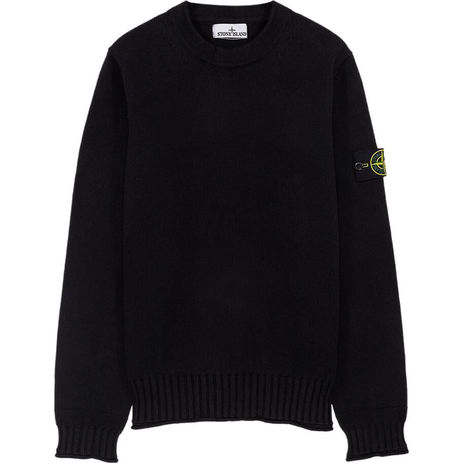 【代購】STONE ISLAND Knitwear Men's Black
