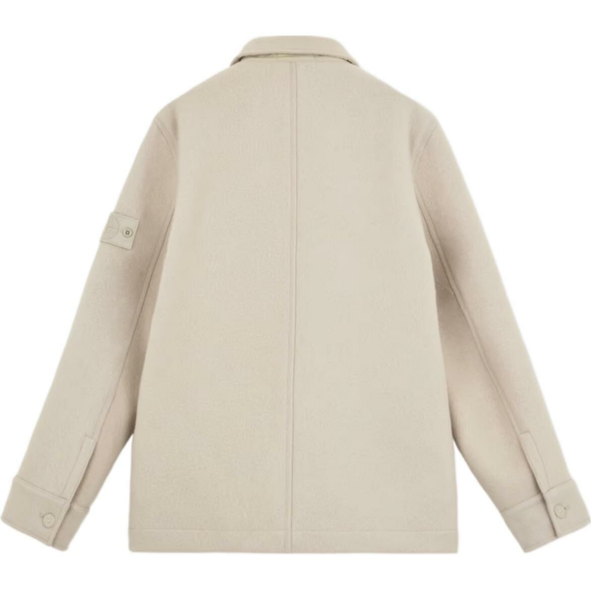 【代購】STONE ISLAND Logo Patch Buttoned Jacket