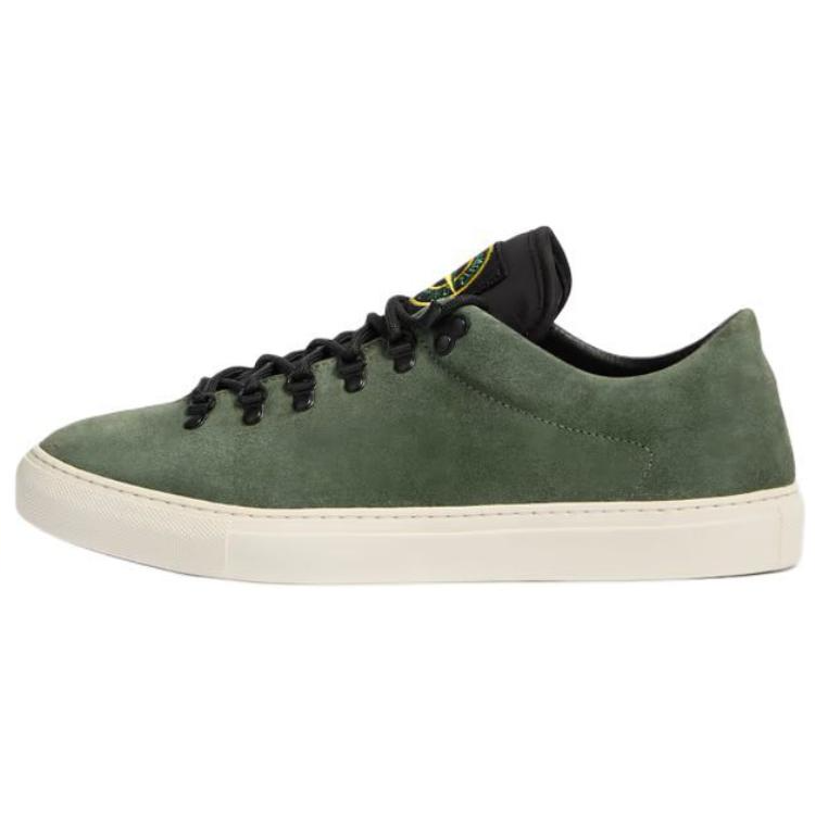 【代購】STONE ISLAND Logo Patch Low-Top Sneakers