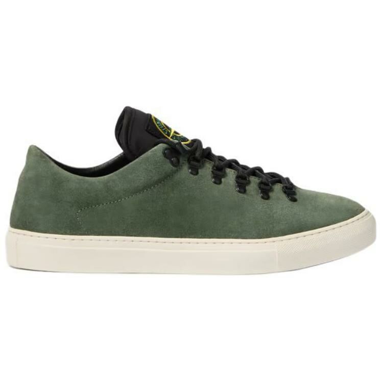 【代購】STONE ISLAND Logo Patch Low-Top Sneakers