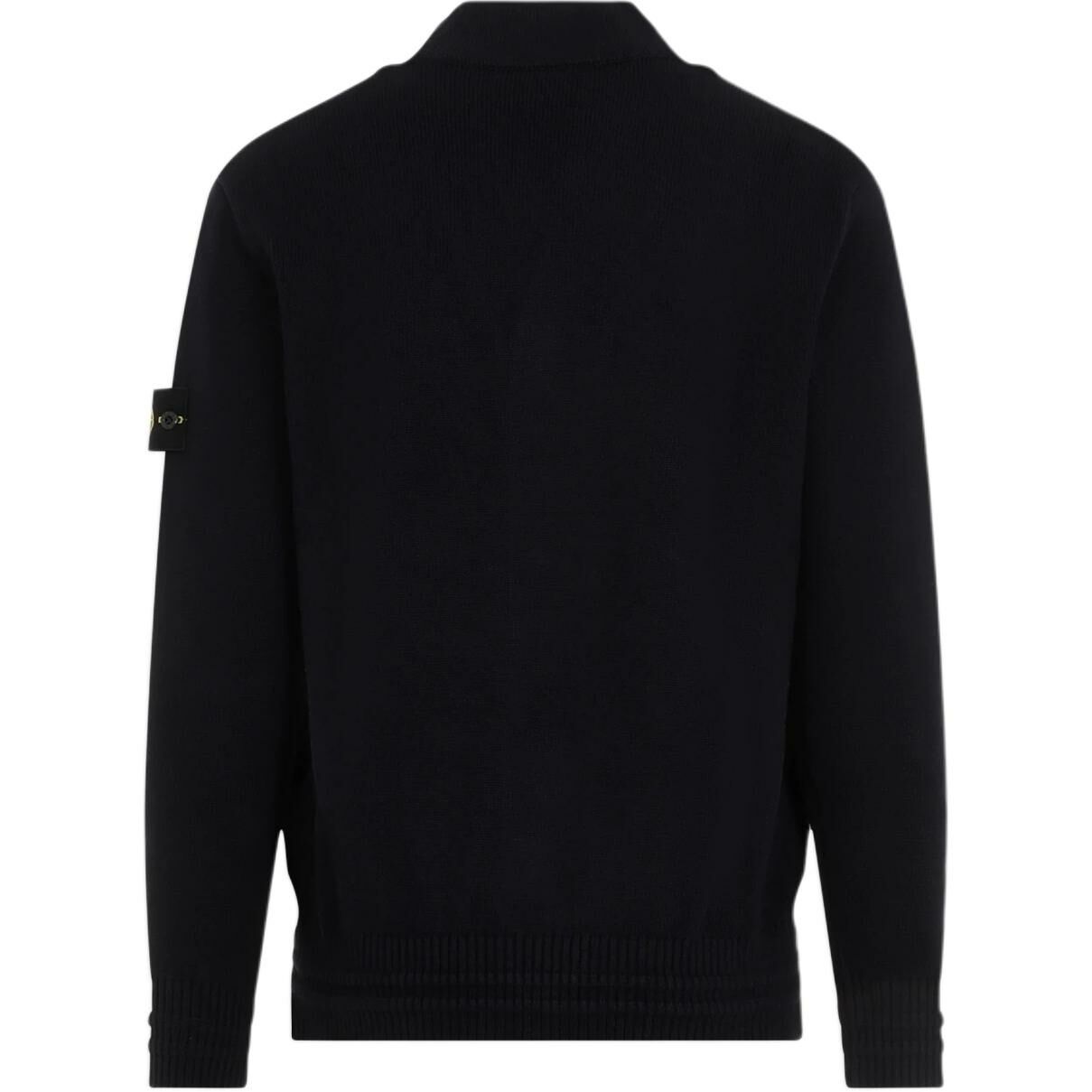 【代購】STONE ISLAND Logo Patch V-Neck Cardigan