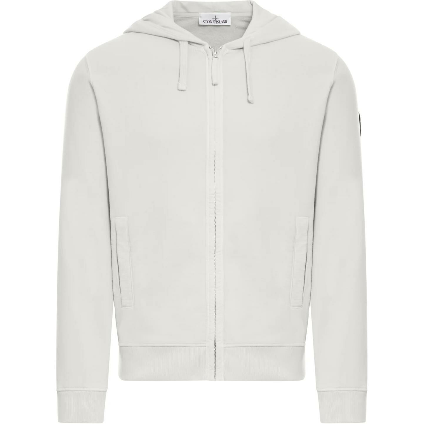 【代購】STONE ISLAND Logo Patch Zip-Up Hoodie