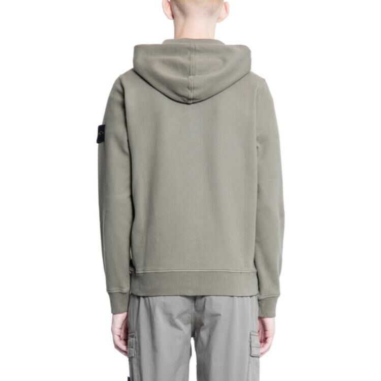 【代購】STONE ISLAND Logo Patch Zip-Up Hoodie