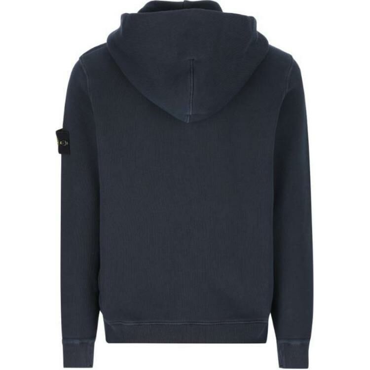 【代購】STONE ISLAND Logo Patch Zip-Up Hoodie