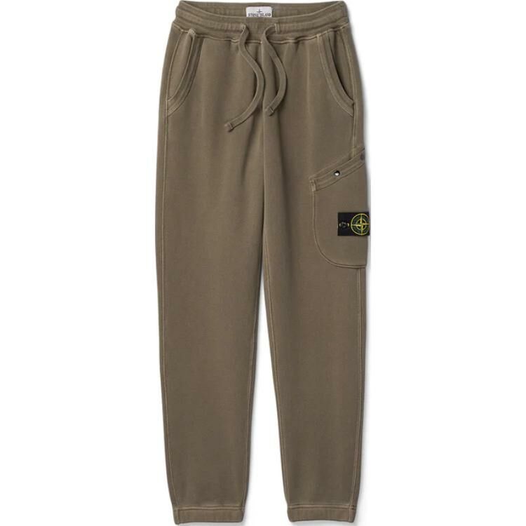 【代購】STONE ISLAND Jersey-texture Cotton Track Pant