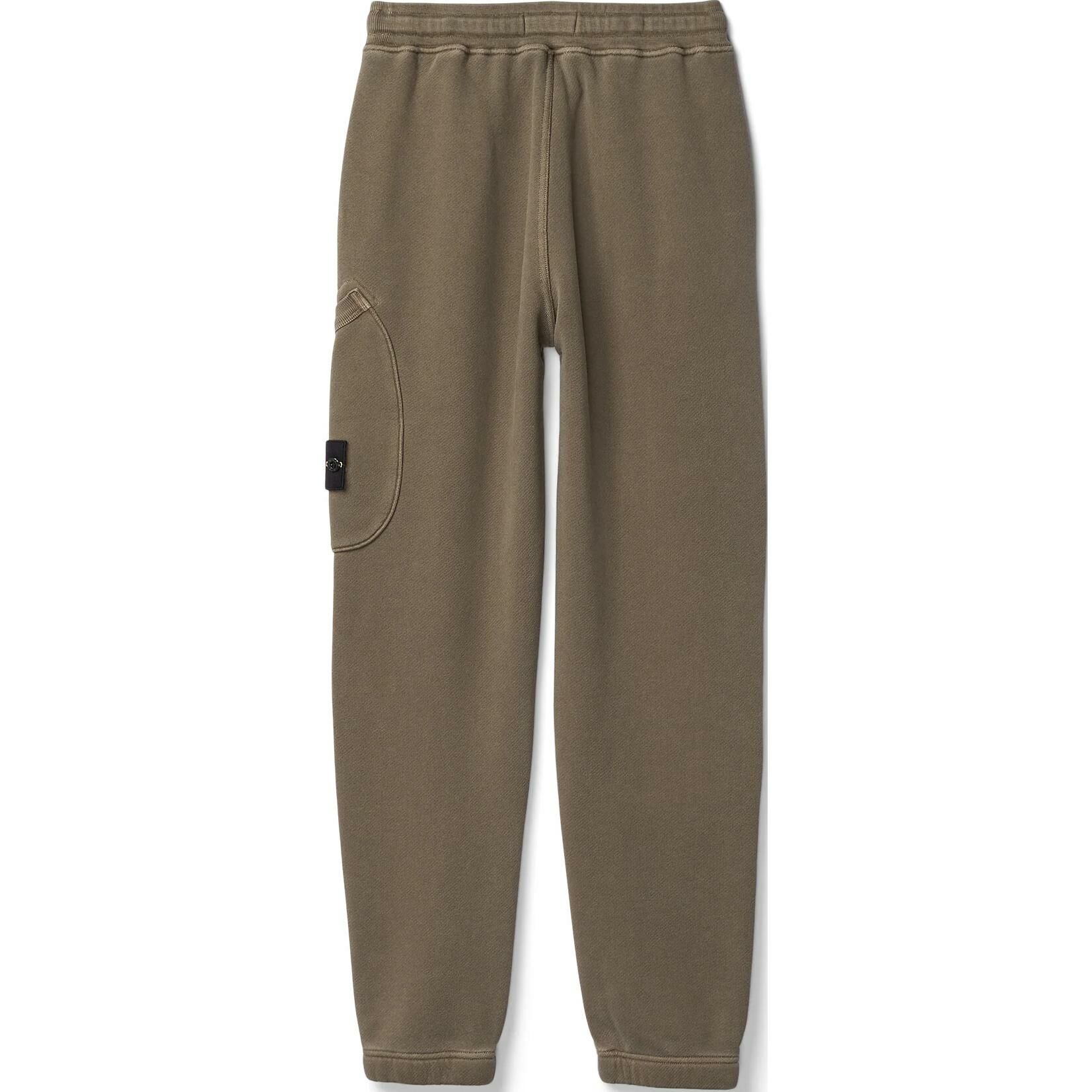 【代購】STONE ISLAND Jersey-texture Cotton Track Pant