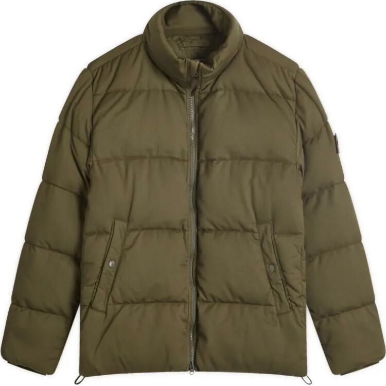 【代購】STONE ISLAND Logo Patch Zipped Padded Jacket