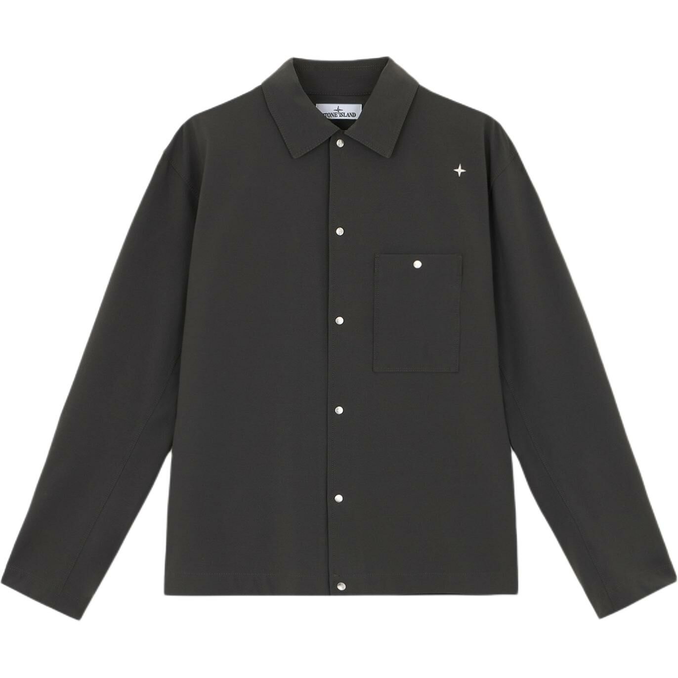 【代購】STONE ISLAND Press-stud Overshirt