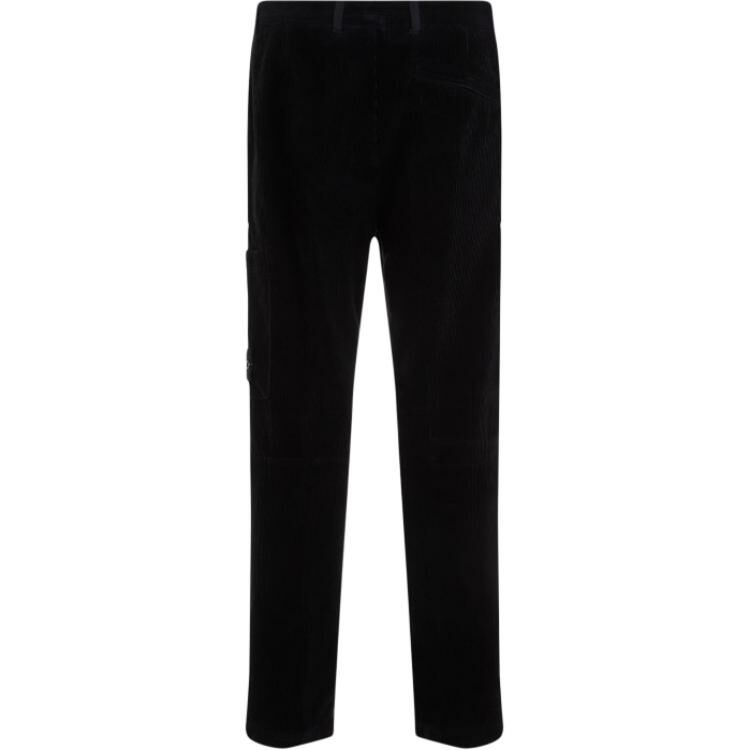 【代購】STONE ISLAND Logo-Patch Corduroy Trousers