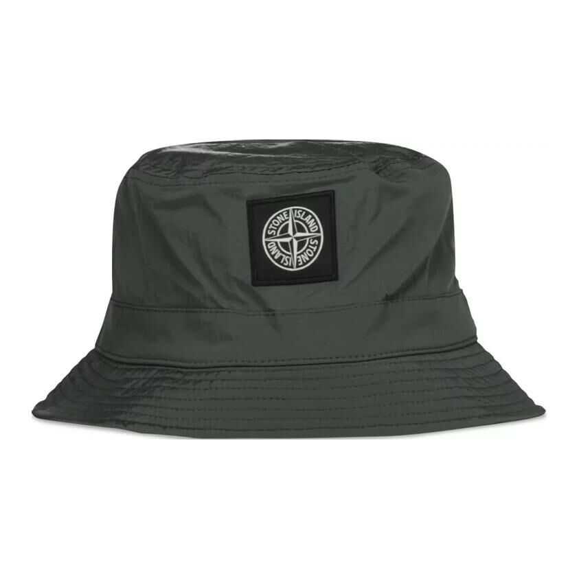 【代購】STONE ISLAND Logo-appliqué Bucket Hat