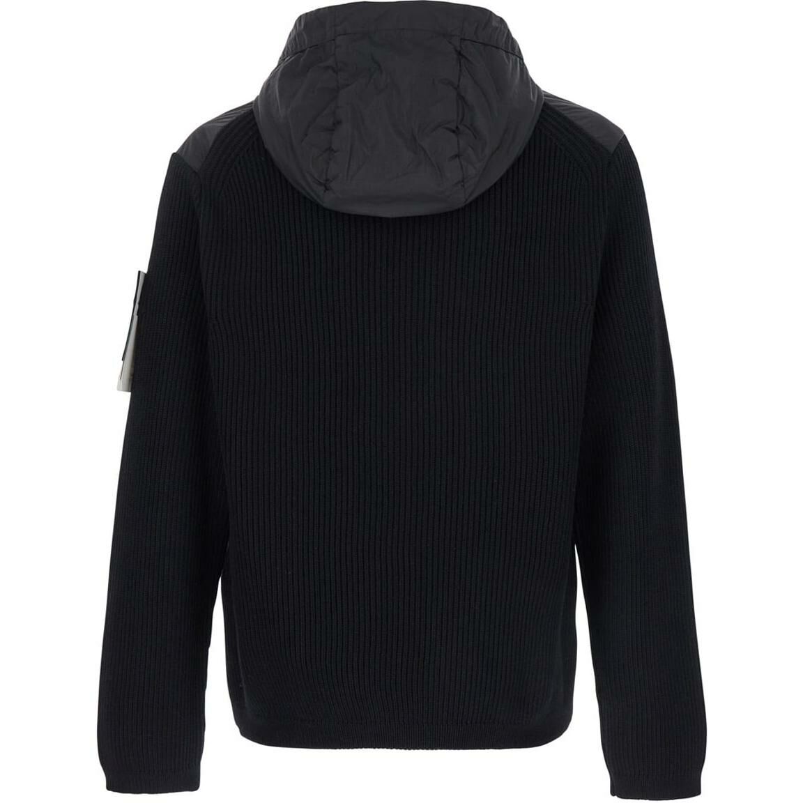 【代購】STONE ISLAND Panelled Zip-Up Hooded Jacket