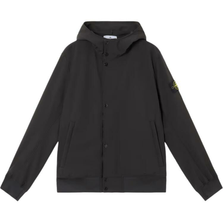 【代購】STONE ISLAND Logo Patch Hooded Jacket
