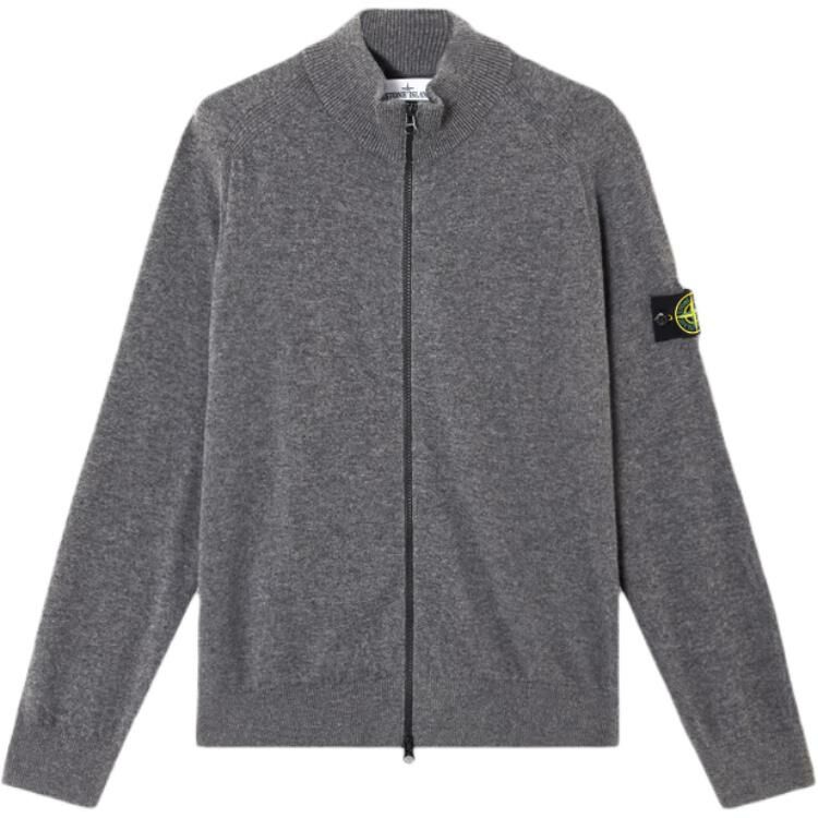 【代購】STONE ISLAND Knitwear Men's Charcoal Gray