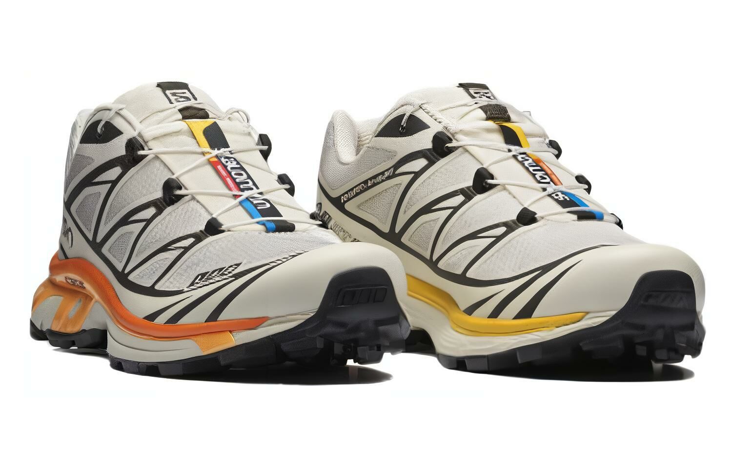 【代購】SALOMON XT-6 Series 'Beige Vibrant Orange'
