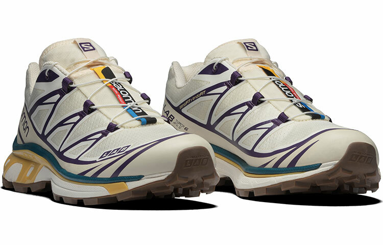 【代購】SALOMON XT-6 'Beige Purple Yellow'