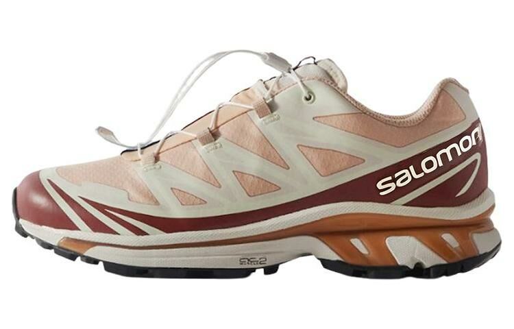 【代購】SALOMON X Kith XT-6 Gtx GORE-TEX Cream Pink Red