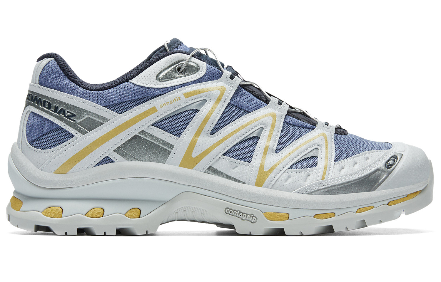 【代購】SALOMON XT-Quest Cushioning Wear-Resistant Low-Top Outdoor Shoes Unisex Washed Blue