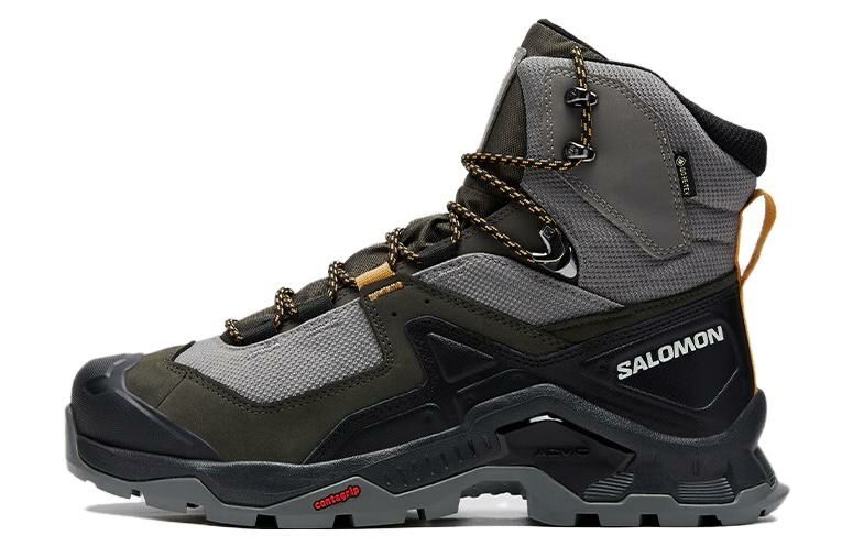 【代購】SALOMON Quest Element High-Top Hiking Hiking Shoes Men's Gray