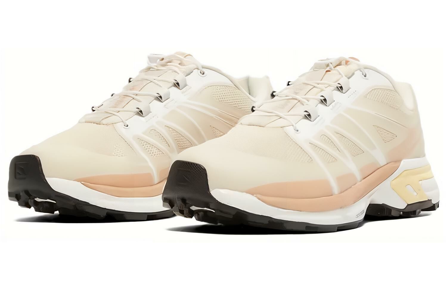 【代購】SALOMON XT-Wings 2 Turtle Dove Cushioning Wear-Resistant Low-Top Outdoor Shoes Unisex Beige