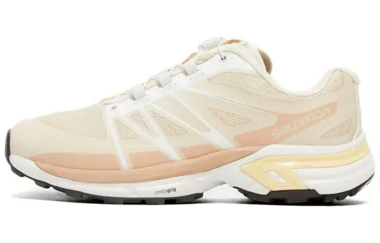 【代購】SALOMON XT-Wings 2 Turtle Dove Cushioning Wear-Resistant Low-Top Outdoor Shoes Unisex Beige