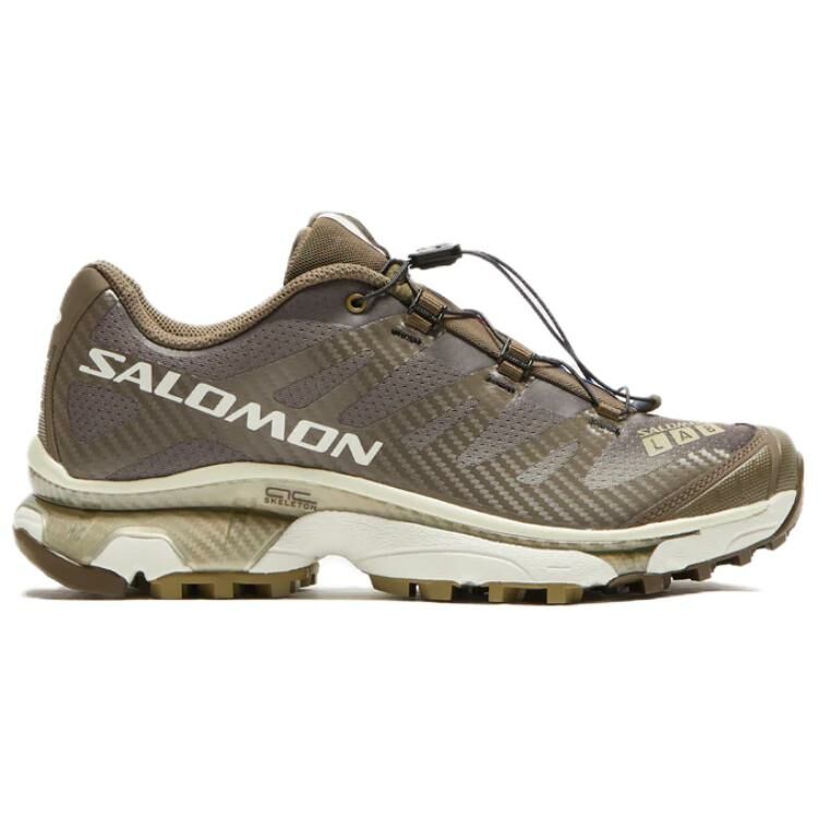 【代購】SALOMON XT-4 Cushioning Anti-Slip And Wear-Resistant Low-Top Casual Running Shoes Unisex Brown Yellow