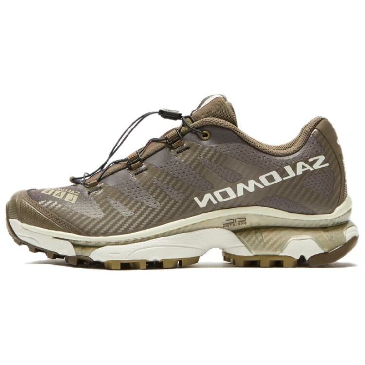 【代購】SALOMON XT-4 Cushioning Anti-Slip And Wear-Resistant Low-Top Casual Running Shoes Unisex Brown Yellow