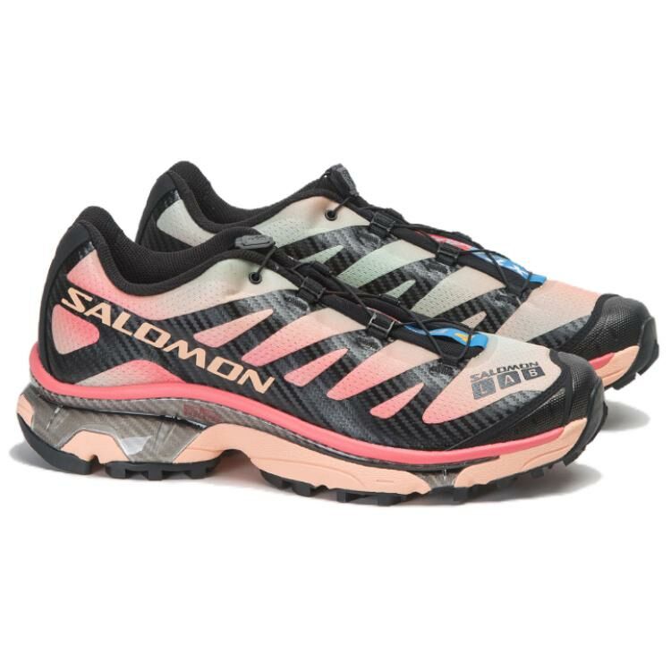 【代購】SALOMON XT-4 Cushioning Anti-Slip And Wear-Resistant Low-Top Casual Shoes Unisex Grassland Sunset Orange