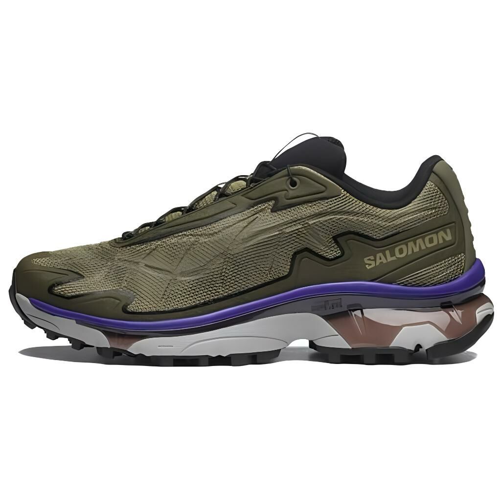 【代購】SALOMON XT-SLATE Cushioned Wear-Resistant Slip-Resistant Low-Top Running Shoes Unisex Orchid Green