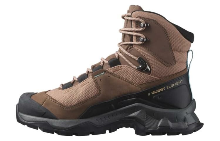 【代購】SALOMON XT-Quest ELEMENT Wear-Resistant Mid-Top Outdoor Shoes Women's Umber