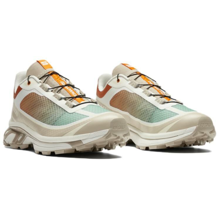 【代購】SALOMON XT-6 FT Anti-Slip Wear-Resistant Low-Top Running Shoes Unisex White Brown