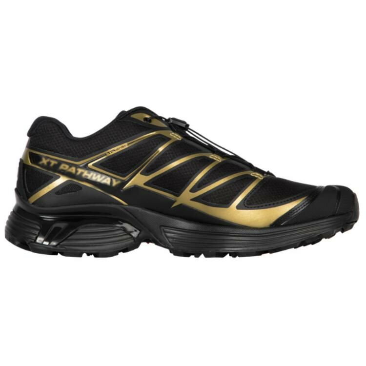 【代購】SALOMON XT-Pathway Abrasion-Resistant Low-Top Outdoor Shoes Men's Black Gold