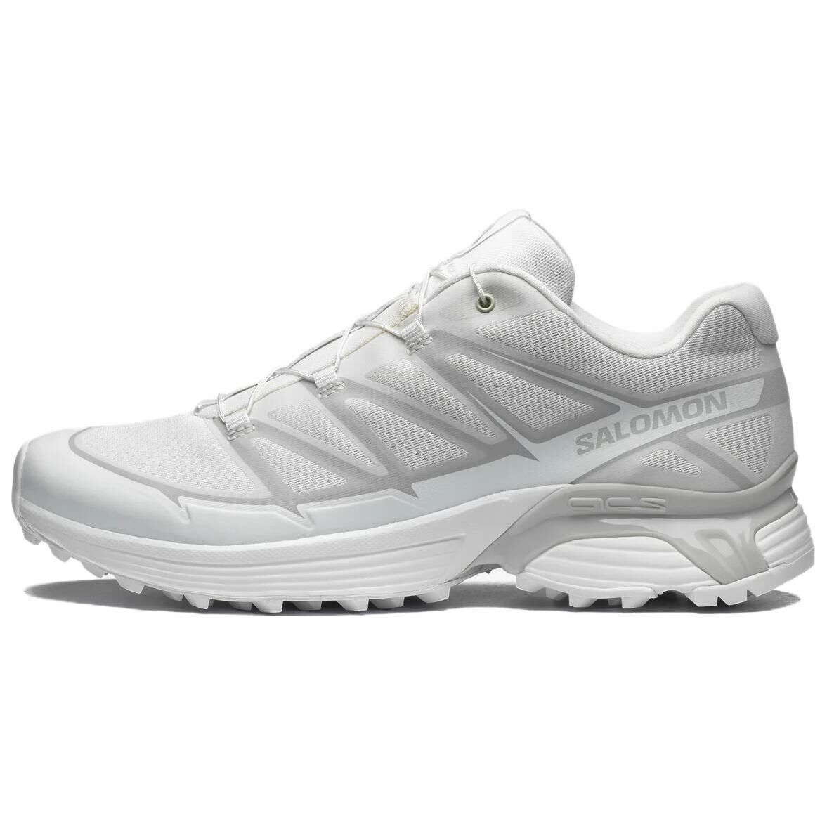 【代購】SALOMON XT-Pathway Anti-Slip Wear-Resistant Low-Top Casual Running Shoes Unisex White Gray
