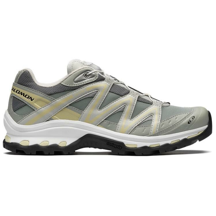 【代購】SALOMON XT-Quest Anti-Slip And Wear-Resistant Breathable Low-Top Trekking Shoes Unisex Green Gray