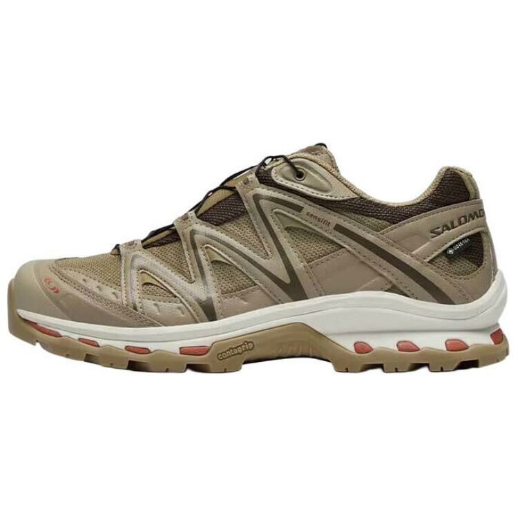 【代購】SALOMON XT-Quest Wear-Resistant Water-Resistant Slip-Resistant Low-Top Outdoor Shoes Unisex Brown Gray